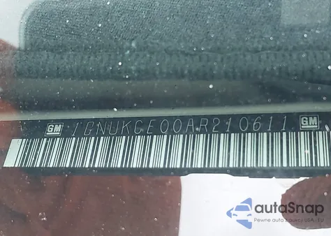 2010 Chevrolet Tahoe Ltz z USA, uszkodzony, nr VIN 1GNUKCE00AR210611